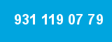 931 119 07 79 931 119 07 79